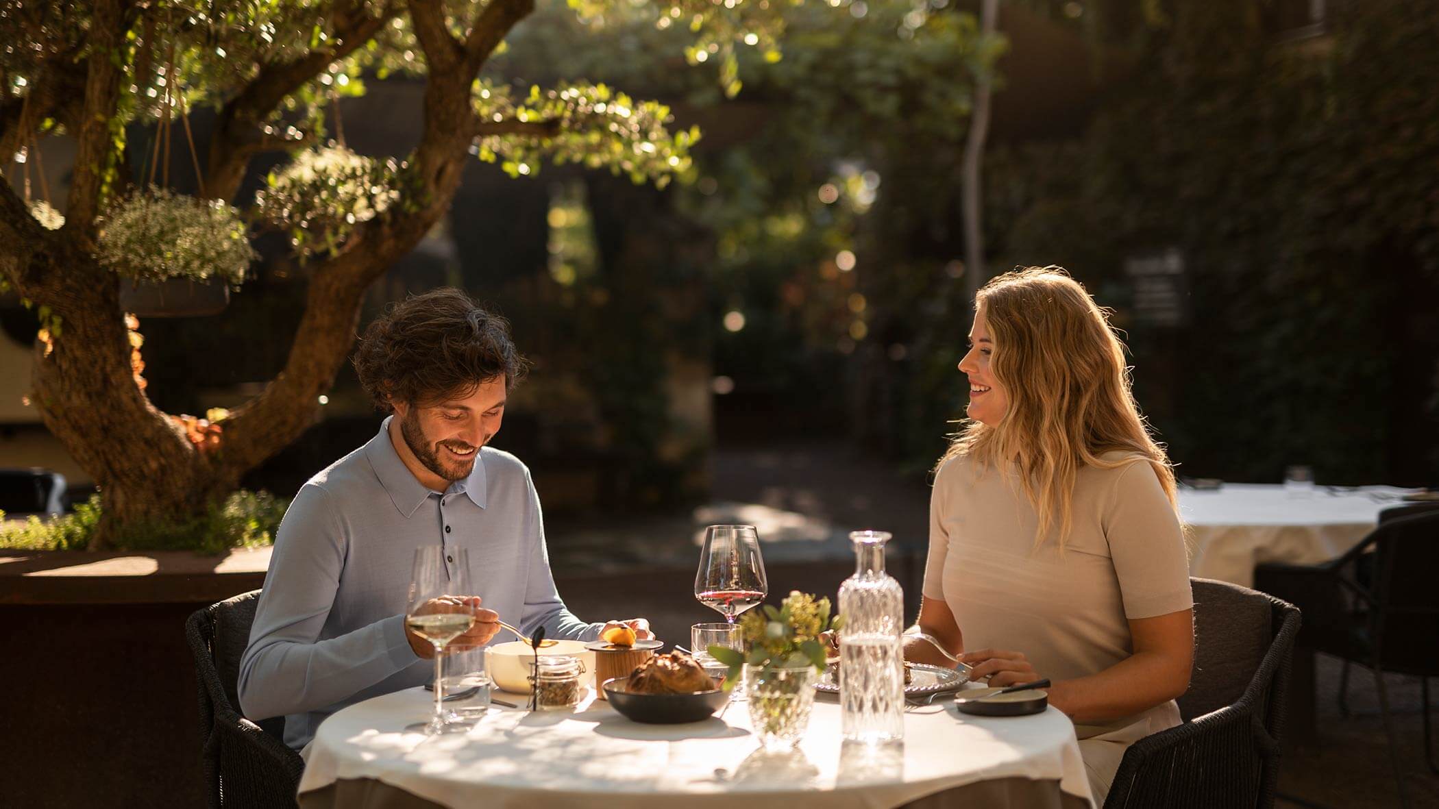 romantisches Abendessen
