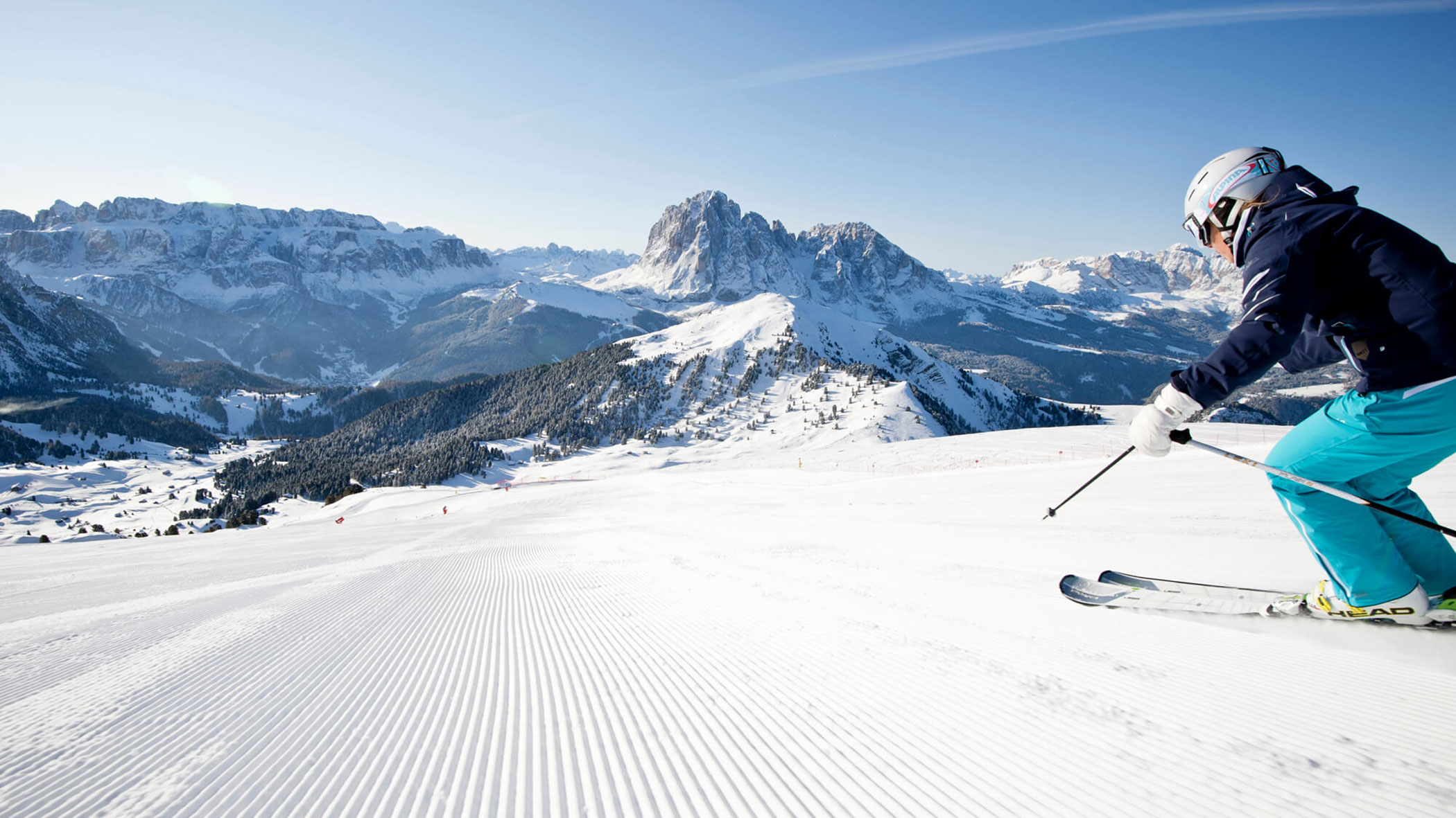 Skifahren in Gröden