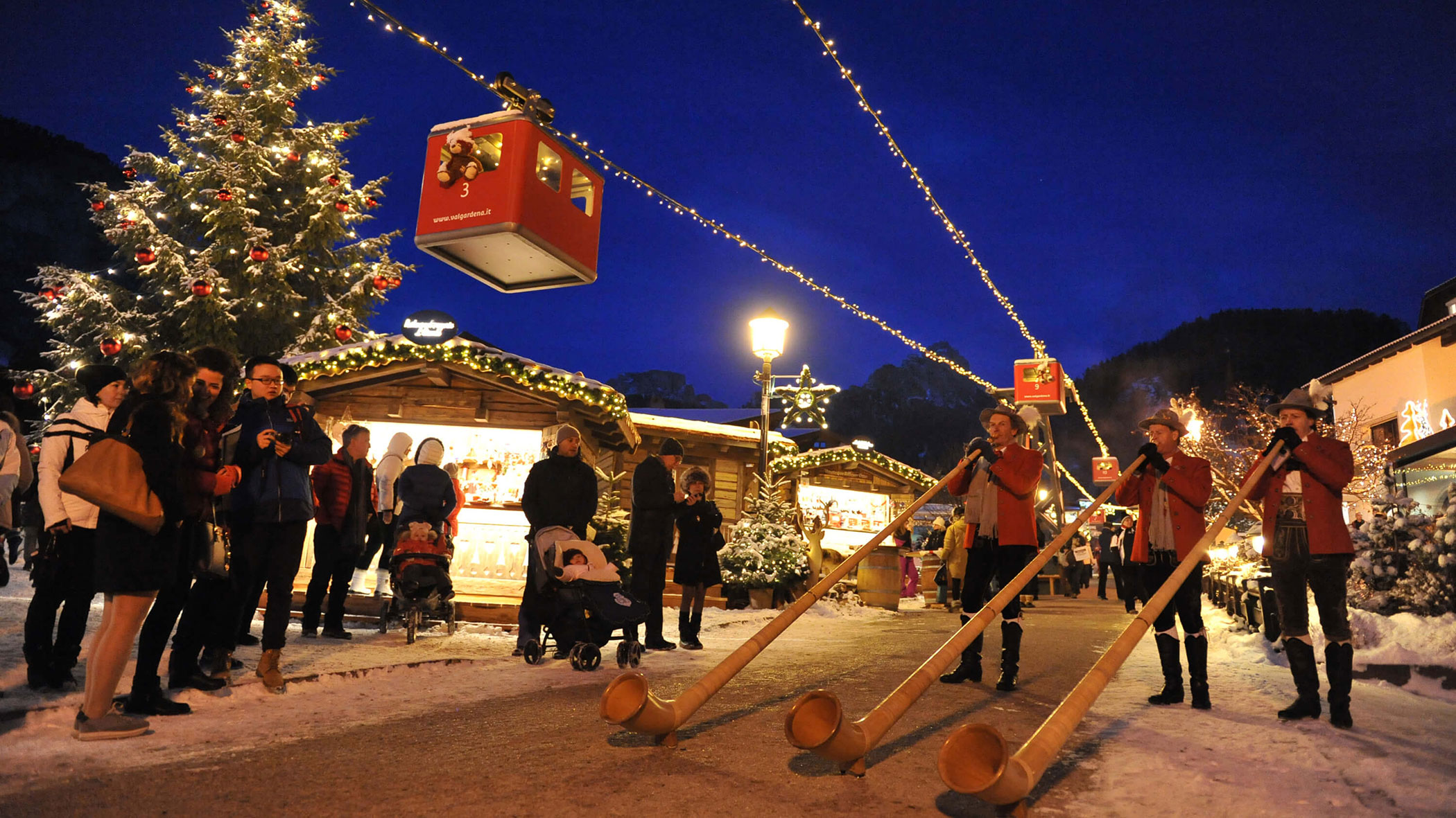 Weihnachtsmarkt in Wolkenstein, Gröden