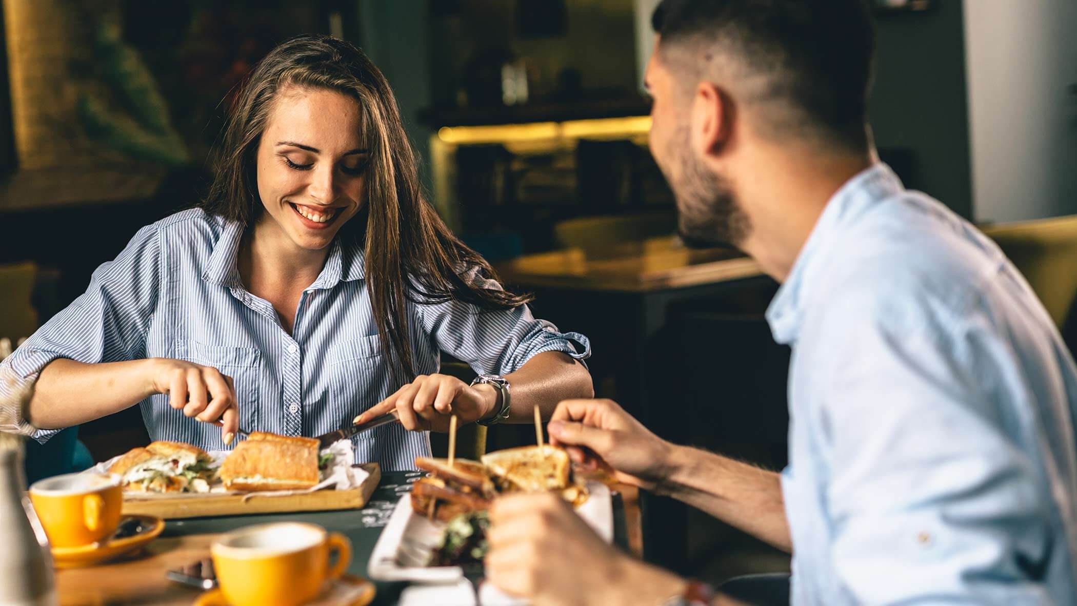 Cena insieme in hotel