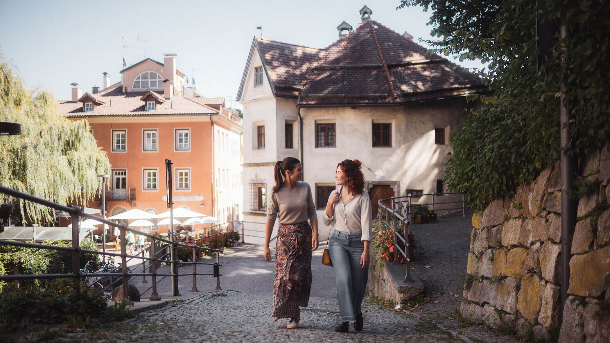 Gemütlicher Bummel durch die Altstadt von Bruneck