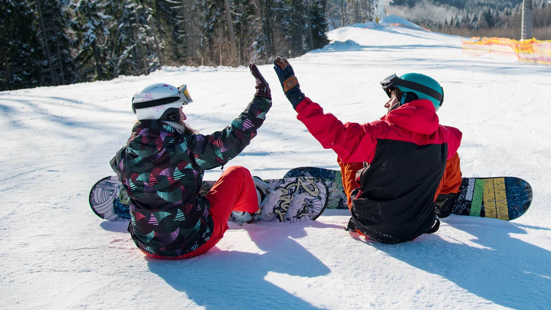 Snowboard - Skihotels an der Piste